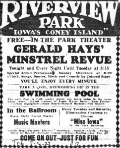 Riverview Park Advertisement