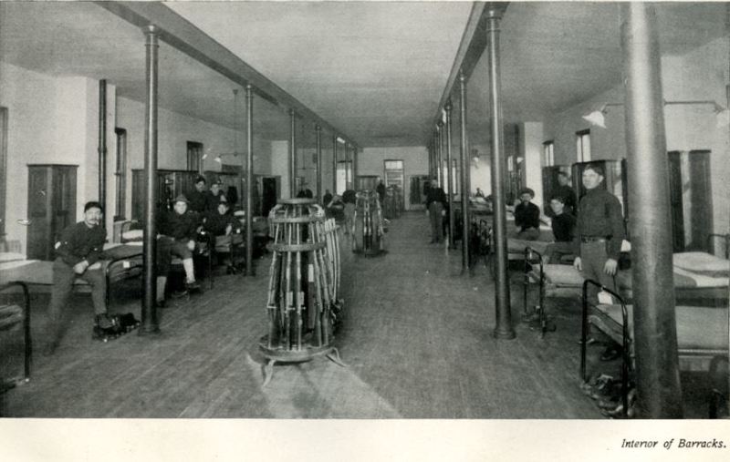Interior of Barracks, Fort Des Moines