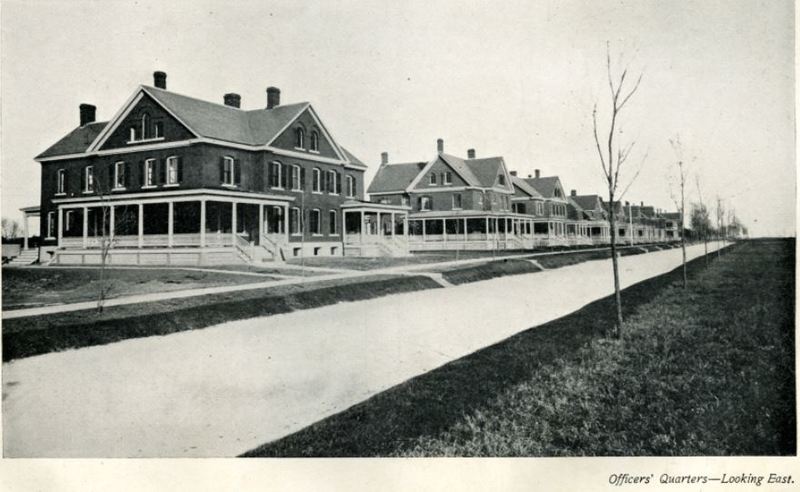 Officers' Quarters Looking East, Fort Des Moines