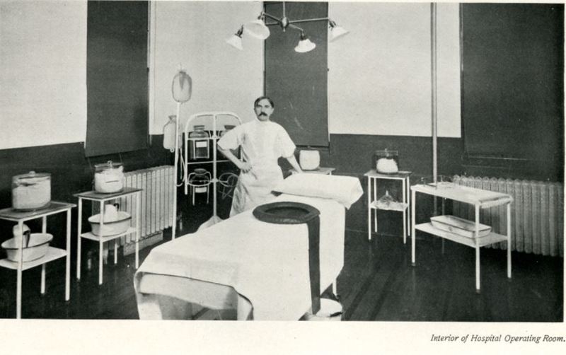 Interior of Hospital Operating Room, Fort Des Moines