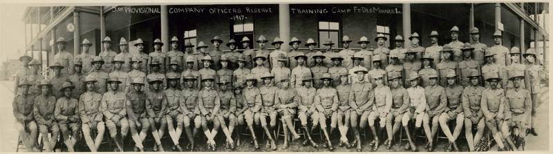 5th Provisional Company Officers Reserve Training Camp, Fort Des Moines, Iowa
