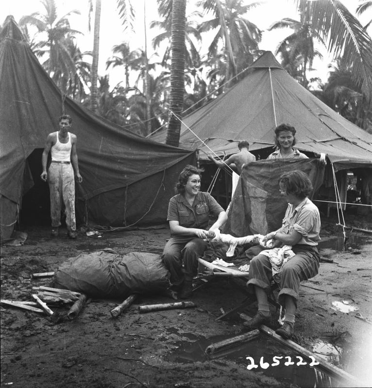 Women's Army Corps members in Leyte Island